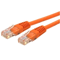 Startech.com cable de red 6m categoria cat6 utp rj45 gigabit ethernet etl - patch moldeado - naranja - cable for dispositivo de red, dispositivo de seguridad, dispositivo voip, panel de distribución, hub, workstation, enchufe de pared - 10gbits - cable de conexión - oro conector chapado - cmg - 24 awg - naranja
