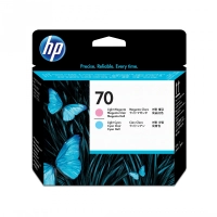 Cabezal hp 70 - c9405a, magenta claro/cian claro