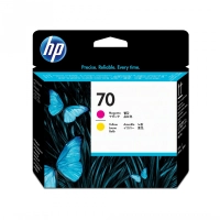Cabezal hp 70 - c9406a, magenta/amarillo