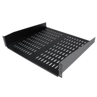 Startech.com charola ventilada cantilever 2u de profundidad fija para armario rack de servidores - 19 pulgadas - acero 22kg - 16