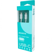 Cable adata usb-c a usb-c, 1 metro, color blanco