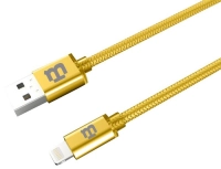 Cable blackpcs (ca-2m) lightning oro 200 cm tejido 2.1a (caglt2m-3)