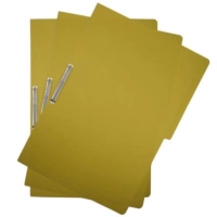 Carpeta pressboard kyma c/broche 8cm tamaño oficio amarillo paquete c/3