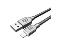 Cable blackpcs (ca-retractil) v8lightning plata 100 cm 2.1a (casmlpr