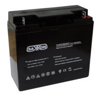 Saxxon cbat18ah - bateria de respaldo de 12 volts libre de mantenimiento y facil instalacion  18 ah compatible con cctv acceso bosch