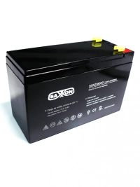 Saxxon cbat8ah - bateria de respaldo de 12 volts libre de mantenimiento y facil instalacion  8 ah compatible dsc cctv acceso