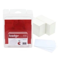 Paquete de tarjetas evolis de pvc blanco para badgy 100200 .020