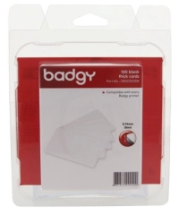 Paquete de tarjetas evolis de pvc blanco para badgy 100200 .030