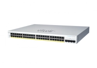 Switch  cisco cbs220-48p-4g-na - blanco, 48 puertos