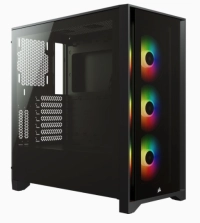 Gabinete  corsair cue 4000x rgb - negro