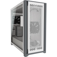 Gabinete  corsair 5000d airflow - gabinete, atx, blanco