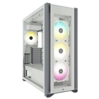 Gabinete corsair (cc-9011227-ww) icue 7000x rgb 3,panel cristal,blanco,atx,sin fuente
