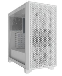 Gabinete corsair (cc-9011252-ww) 3000d airflow,blanco,cristal templado,mid-torre,sin fuente