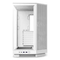 Gabinete nzxt h6 flow/ vidrio templado/blanco/atx, micro-atx, mini-itx/ mid tower/gamer