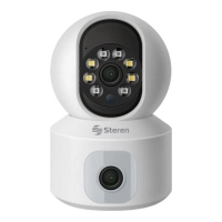 Cámara de seguridad doble lente 2mp/vga 92° wifi con detección de movimiento Cámara de seguridad doble lente 2mp/vga 92° wifi con detección de movimiento