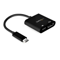 Startech.com cable de 1m usb-c a displayport 1.4 hbr3 con entrega de alimentación pd de 60w - 8k60hz4k120hz - compatible thunderbolt 3 - 7680 x 4320 supported - negro