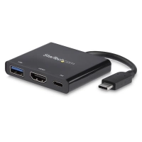 Adaptador multifuncion usb-c a 4k con entrega de potencia y puerto usb-a - replicador de puertos de viajes usb-c para laptop - startech.com mod. cdp2hduacp