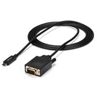 Cable usb-c a vga de 2m - 1920x1200 - negro - startech.com mod. cdp2vgamm2mb