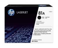 Toner hp laserjet 81a negro