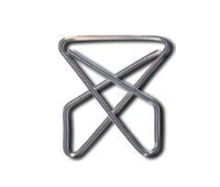 Clip baco gigante #2 zincado caja c/50 clips