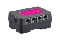 Commax cmd404cfu - distribuidor de piso para conexión de hasta 4 monitores commax para solución de apartamentos con el frente de calle clave cmx104052, requiere fuente rf2a a 24vdc departamental