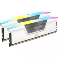 Memoria dimm ddr5 corsair (cmh64gx5m2b6400c32w) 64gb 6400mhz (2x32gb) vengeance rgb,blanco cl32-84