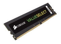 Memoria ram corsair value select 8gb ddr4 2400mhz dimm non-ecc negro cl16