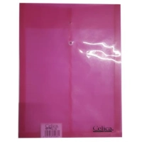 Sobre p/documentos celica t/carta c/hilo rosa c/12 piezas