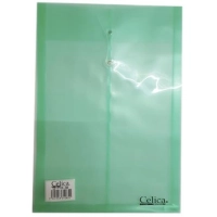 Sobre p/documentos celica t/oficio c/hilo verde c/12 piezas