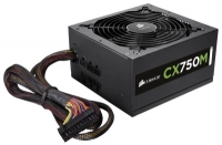 Fuente de poder refurbished corsair cx750m 80 bronze - 750 w, pc, negro, atx