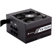 Fuente de poder corsair tx750m 750w sm 80 plus gold cp-9020131-na