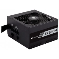 Fuente de poder corsair tx650m 650w sm 80 plus gold cp-9020132-na