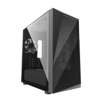 Gabinete cooler master  cp320-kgnn-s03 - usb 2.0/3.2, sin fuente, 1 ventilador trasero instalado 120 mm