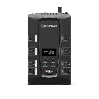 No break cyberpower cp685avr 685va/ 390 watts, interactivo,torre, 8 nema 5-15r, 4 respaldo y 4 supresin, 3 años de garanta, incluyendo batera.