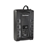 No break cyberpower cp825avrlcd 825va/ 450 watts, interactivo, torre, 8 nema 5-15r, 4 respaldo y 4 supresin, 3 años de garanta, incluyendo batera.