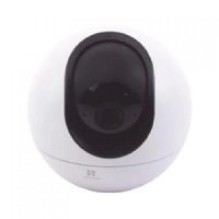 Camara mini pt ip ezviz cs-h6 5mp 5 megapíxel / wi-fi / seguimiento inteligente / auto zoom / detección de humanos y mascotas / detección de llanto de bebe / grabación en la nube