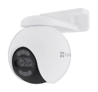 Camara de vigilancia ezviz, ip wifi pt, interiorexterior, cs-h80x, alambricoinalambrico, 3840x2160 4k ultra hd, dianoche