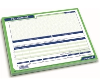 Block póliza de cheque estrella 0250 tamaño 1/2 carta 25 juegos 50 hojas