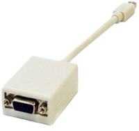 Convertidor mini displayport a vga brobotix 104574 - color blanco, mini displayport, vga, macho/hembra