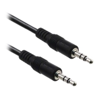Cable stereo macho a macho brobotix 105816 - 1, 8 m, macho / macho, negro