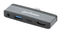 Docking/manhattan/190404/docking station usb-c 4 en 1 adaptador portátil Docking/manhattan/190404/docking station usb-c 4 en 1 adaptador portátil