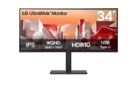 Monitor led marca lg 34 pulgadas 34ba75qe-b ultrawide qhd ips curvo - resolución 3440 x 1440, tipo de panel ips
