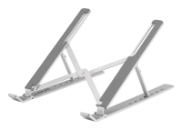 Soportes/manhattan/462617/soporte de aluminio para laptop o tablet con elevación ajustable, eco Soportes/manhattan/462617/soporte de aluminio para laptop o tablet con elevación ajustable, eco