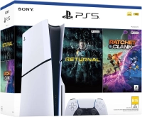 Consola playstation 5 slim edición standard con lector. pack 2 juegos incluidos