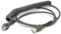 Cable de datos honeywell usb coiled cable 5353235n3 - 2, 9 m, usb a, macho/macho, negro