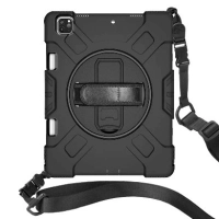 Funda protector de uso rudo - con correa y giro 360º para ipad 12.9 pro  (2018/2020/2021/2022)  6001813 brobotix