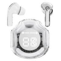 Audifono tws bluetooth 5.3 moon - earbuds, inalambrico, in-ear, blanco, pantalla led digital, brobotix 6005842