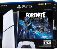 Consola playstation 5 slim edición digital. bundle fortnite