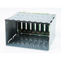 Hpe dl38x gen10 sff box1/2 cage/backplane kit