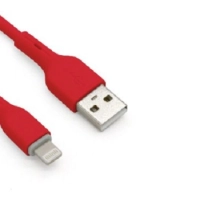 Cable lightning brobotix 963141 - usb v2.0., lightning., rojo, 1m